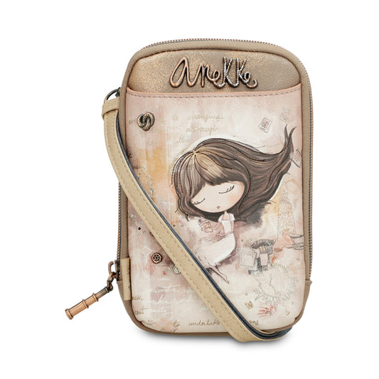 Ladies 40803-911 Cross Body Bag In Beige