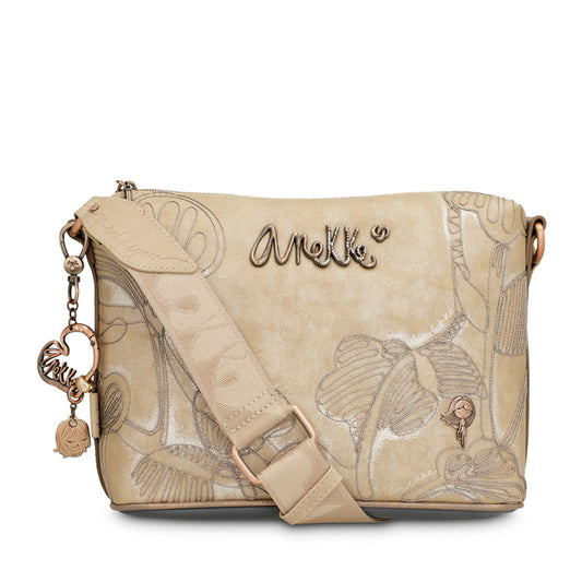 Ladies 40823-329 Cross Body Bag In Beige