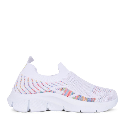 Ladies Limoncello Slip-on Trainer In White
