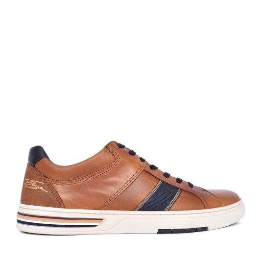 Mens Cima Laced Trainer In Tan