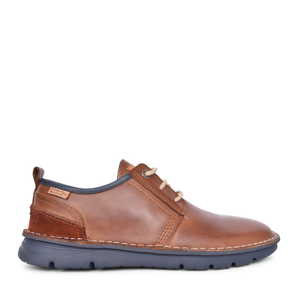 Mens Rivas Laced Shoe In Tan