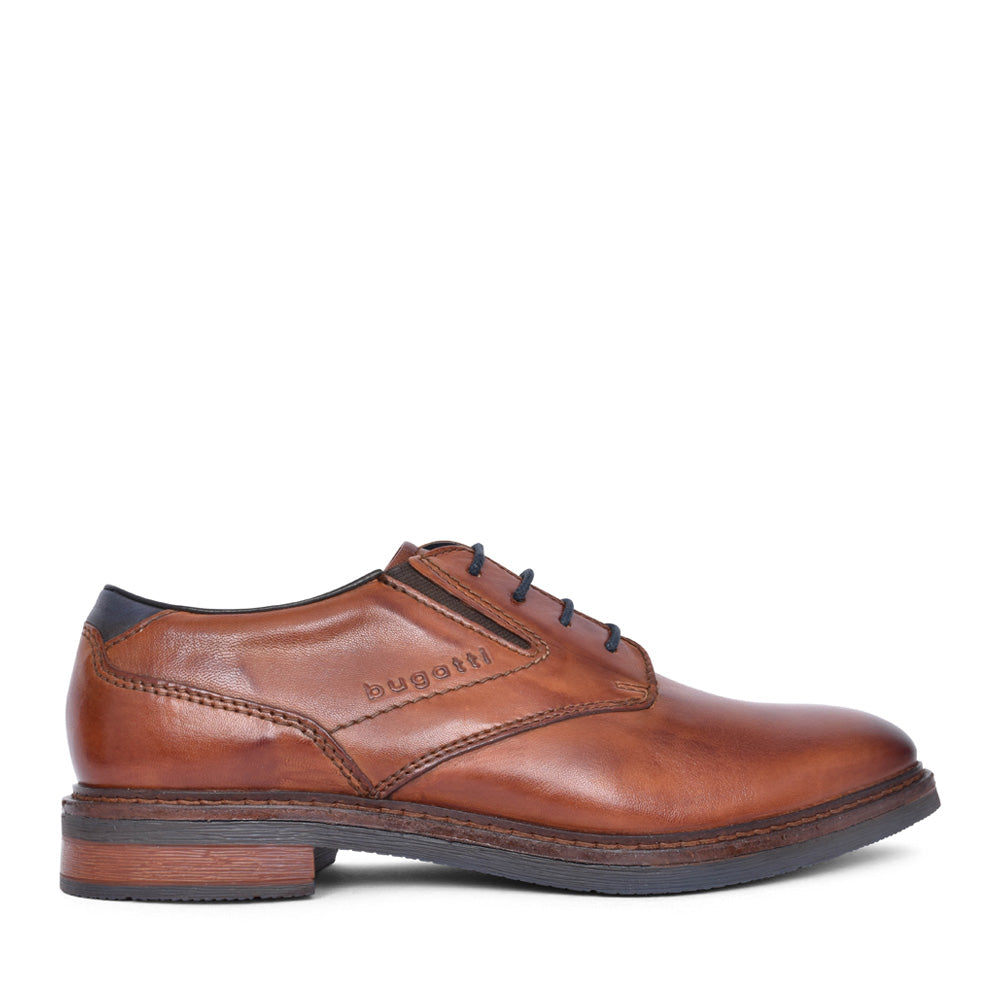 Mens Maik Exko Aes01 Laced Shoe In Cognac