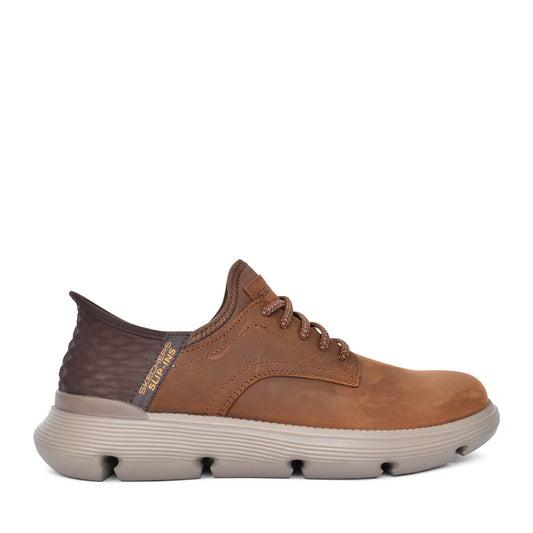 Mens 205046w Garza Gervin Wide Fit Slip-in In Dark Brown