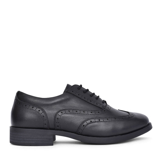 Girls Swarthmore Laced Brogue In Black