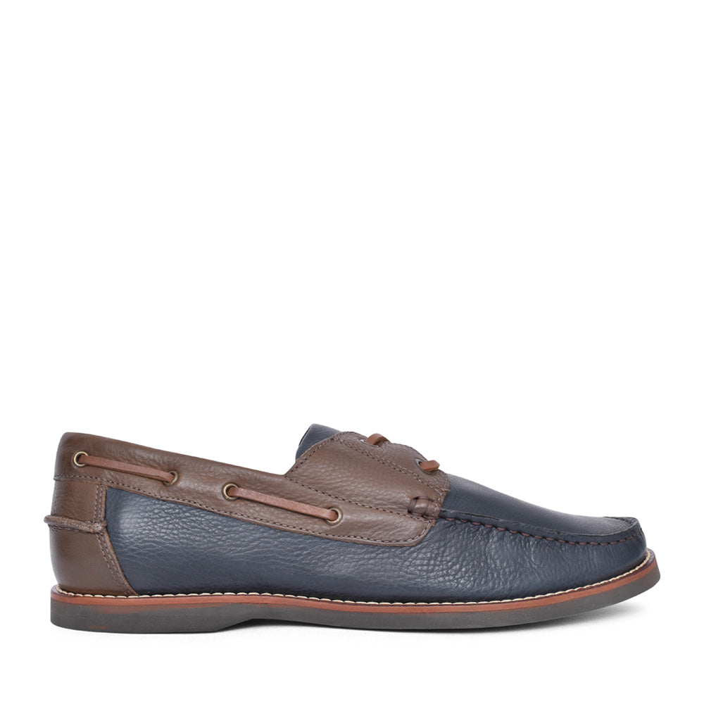 Mens Floripa Boat Shoe In Navy