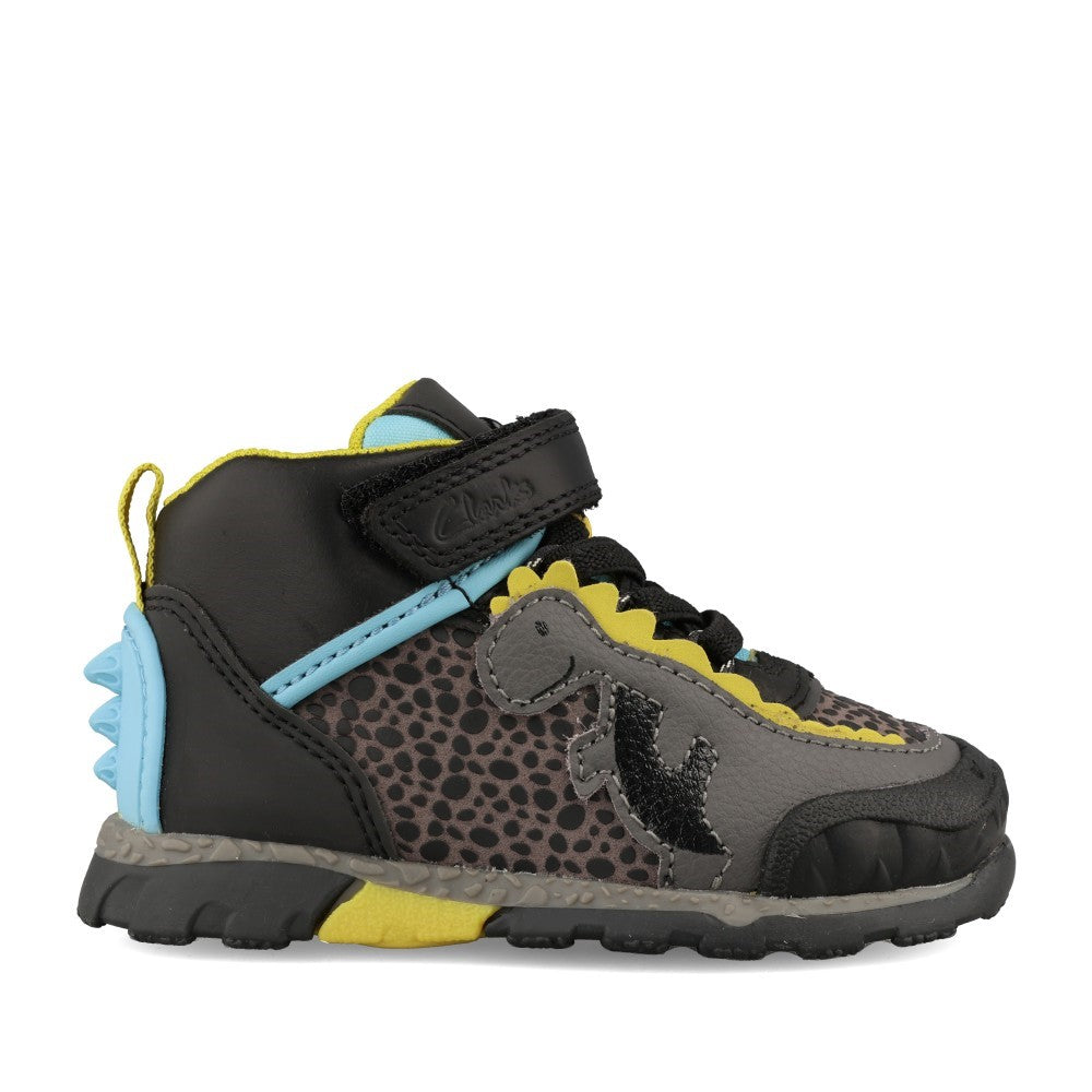 Boys Steggy2 Tri Kids Grey Combi Boot In Kids G Fit
