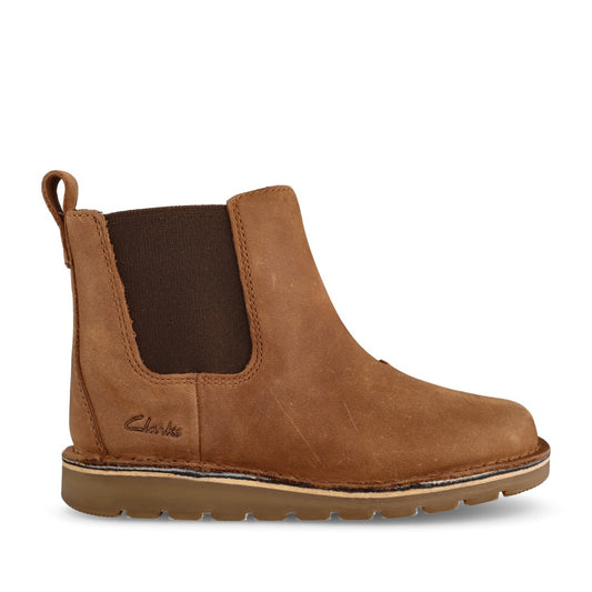 Girls Joyful Sky Kids Tan Chelsea Boot In Kids G Fit