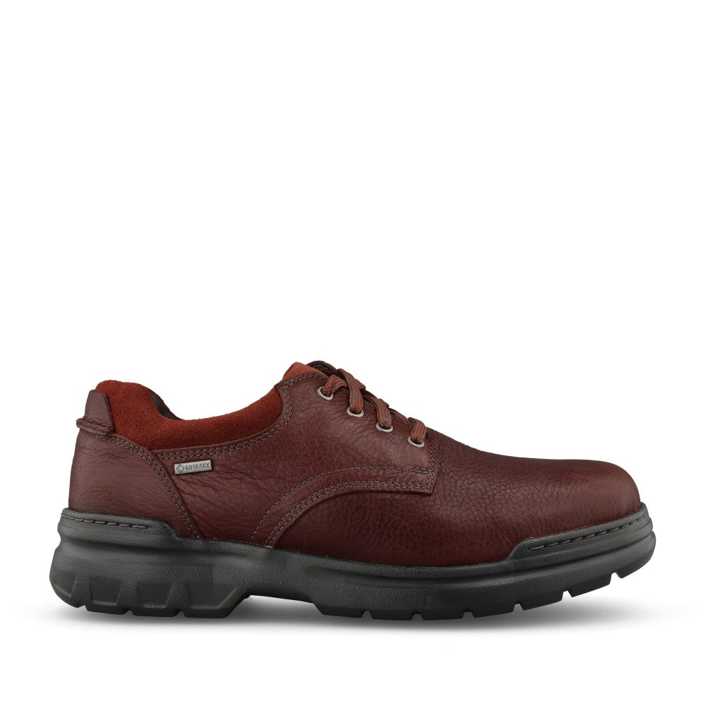 Mens Rockie Walk Gtx H-fit Laced Shoe In Dark Tan