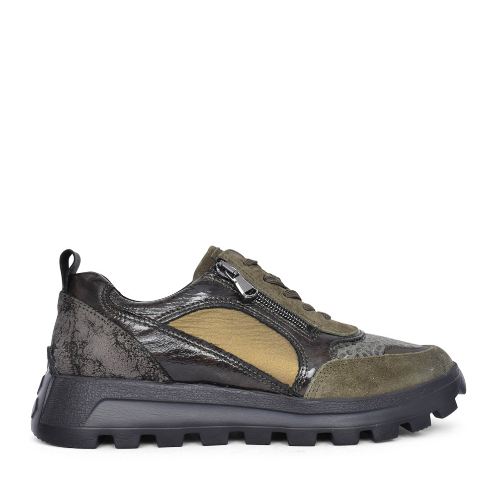 Ladies 993h01 Ajala H-fit Trainer In Khaki