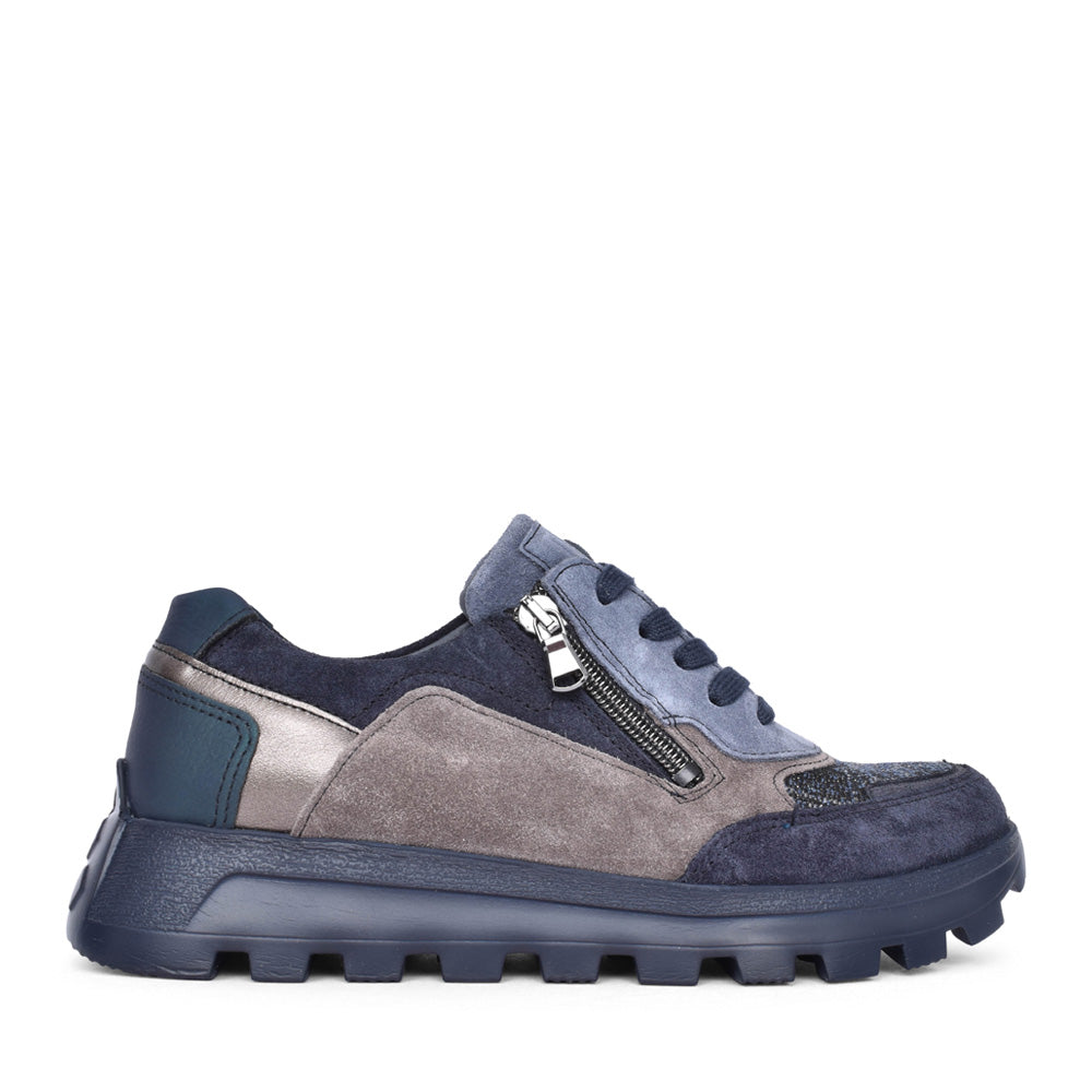 Ladies 993004 Ajala H-fit Trainer In Blue-multi