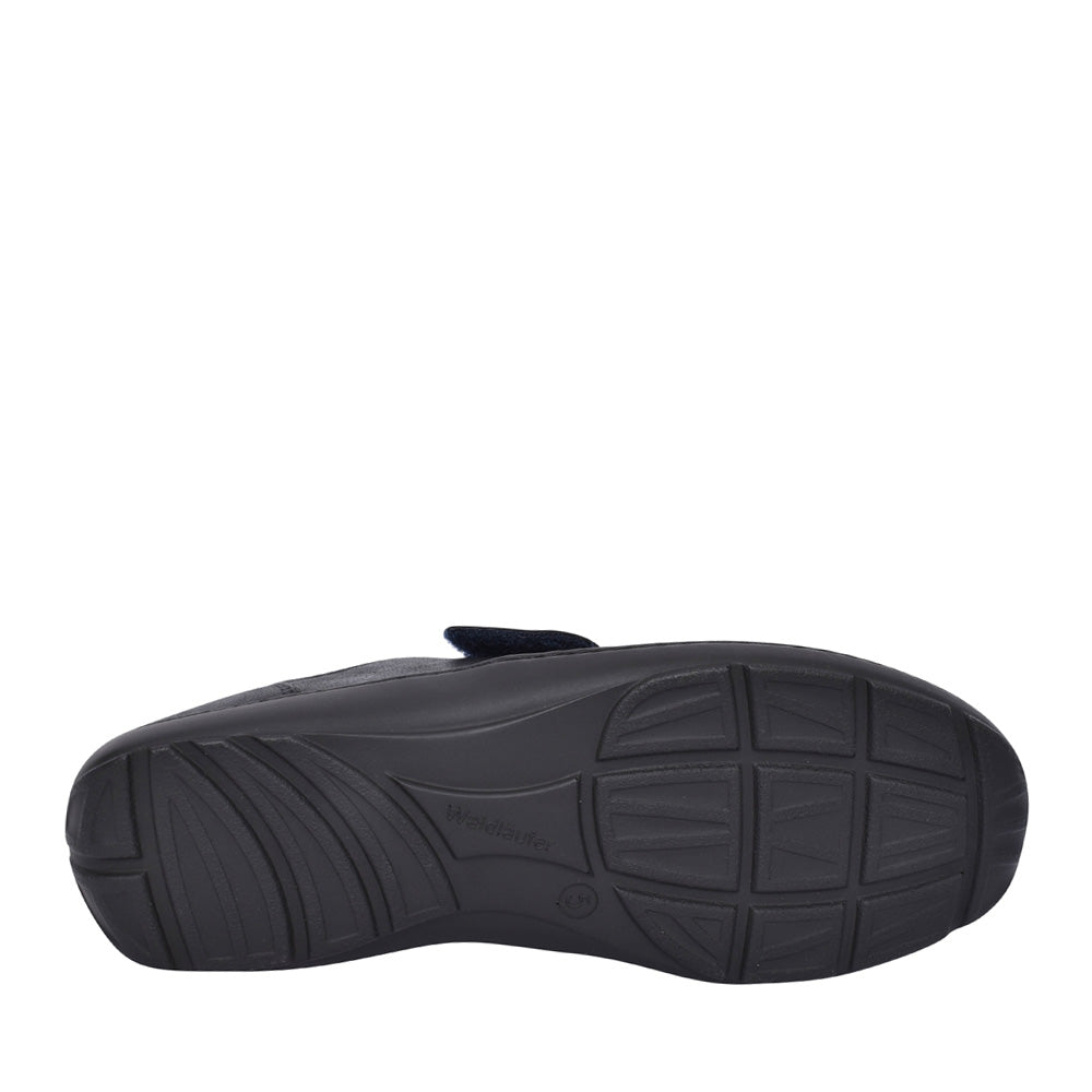 Waldlaufer Ladies 496H31 330 194 Henni Navy H-Fit Shoe In Navy Leather