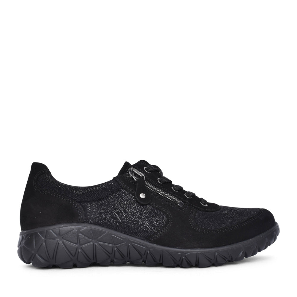 Ladies H89001 Havy H-fit Soft Trainer In Black