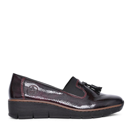 Ladies 53751 Loafer In Burgandy