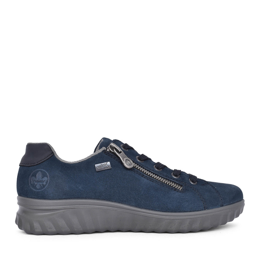 Ladies 59000 Tex Laced Trainer In Navy