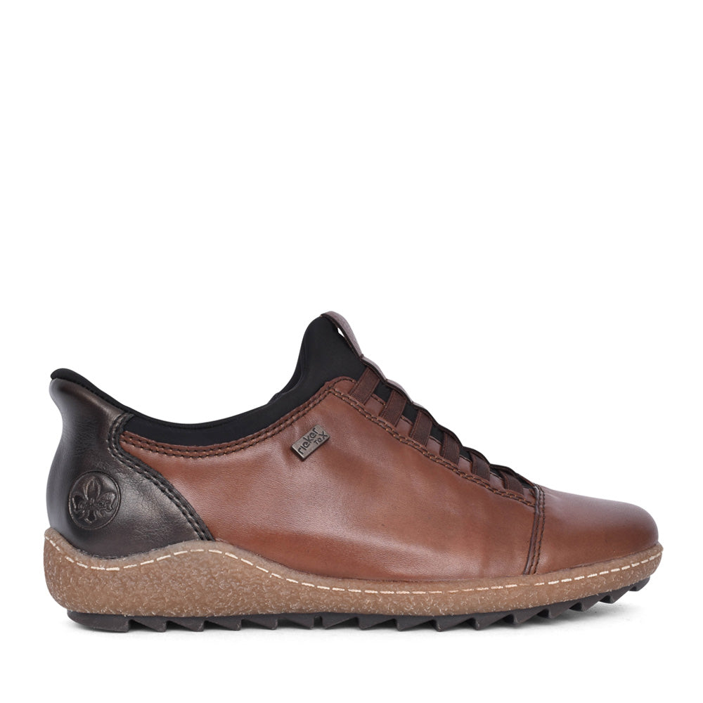 Ladies L7562 Tex Slip-on Shoe In Chestnut