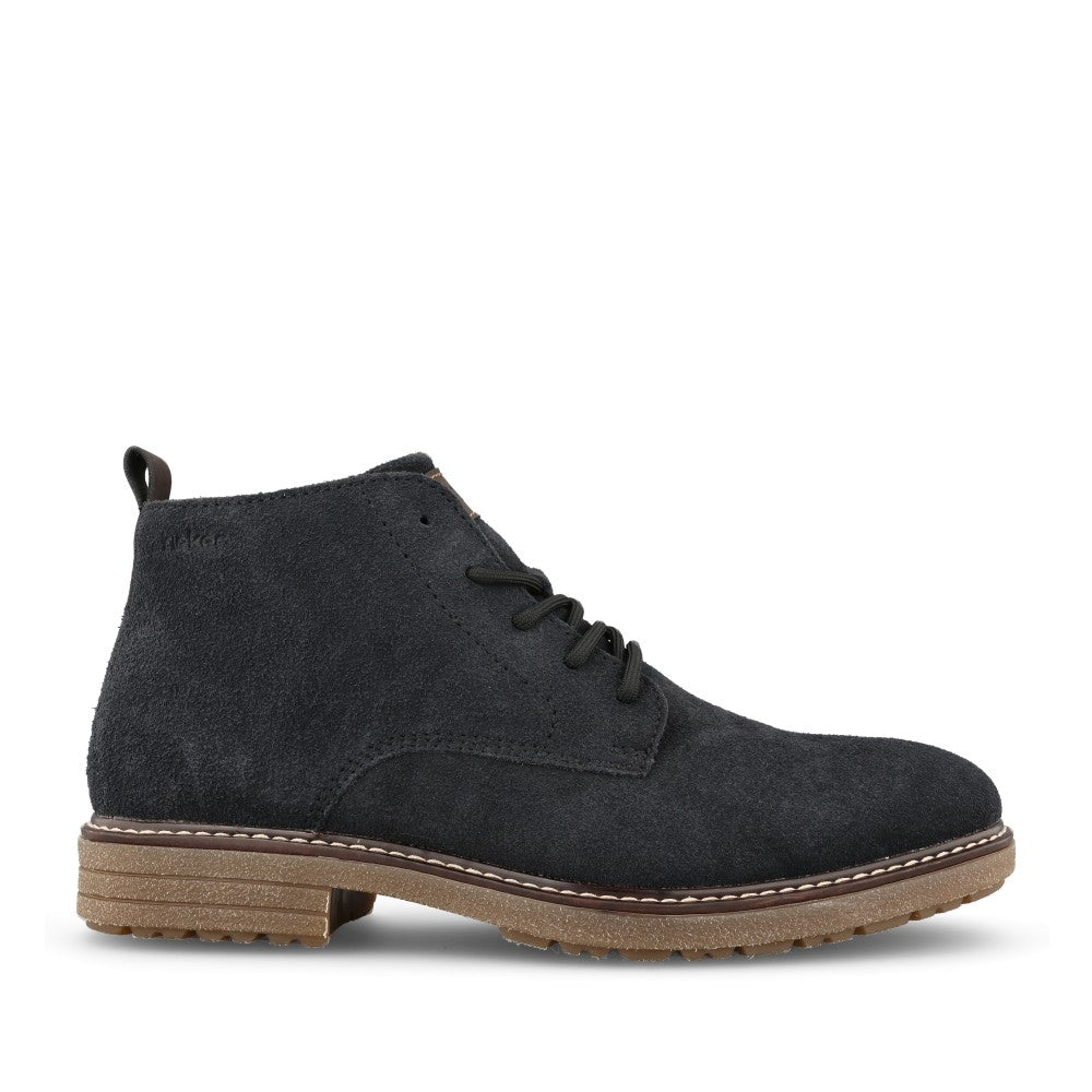 Mens 33106 Laced Ankle Boot In Cobalt