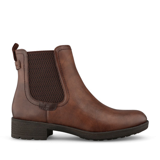 Ladies 1-25378 Chelsea Boot In Cognac