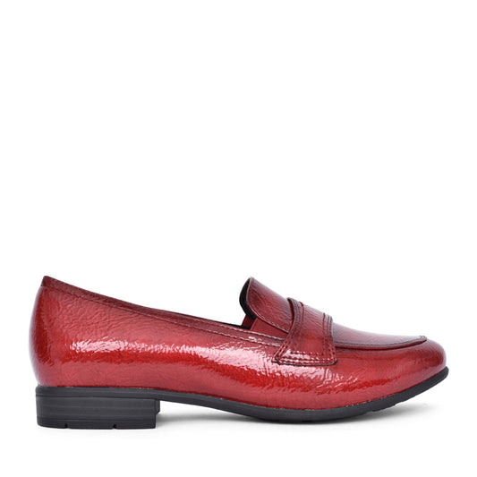 Ladies 8-24267 Loafer In Red