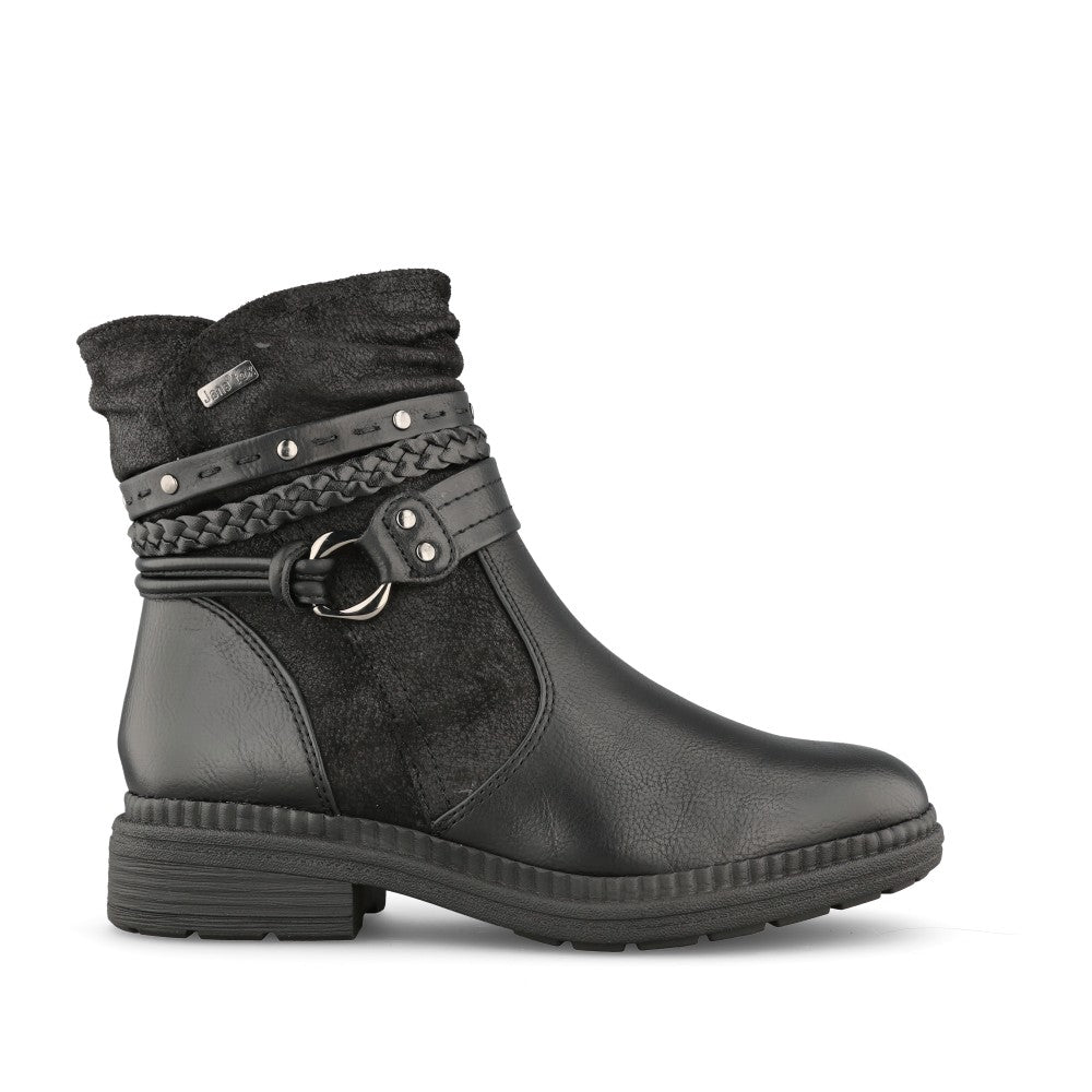 Ladies 8-25464 Ankle Boot In Black