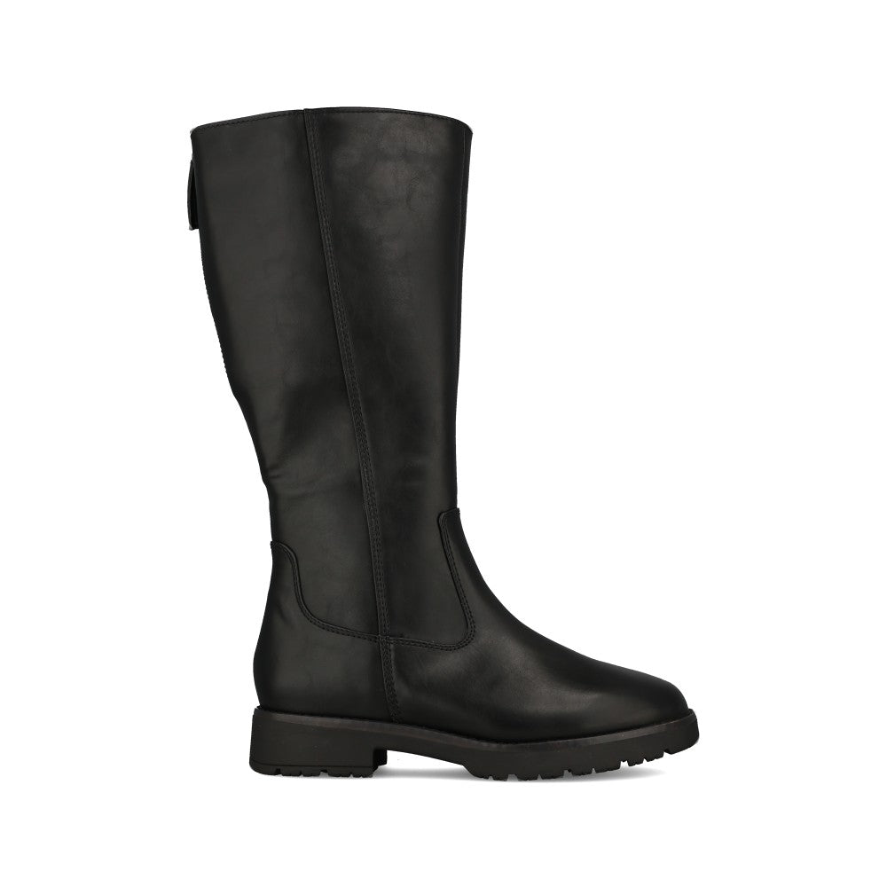 Ladies 8-25564 Low Heel Long Leg Boot In Black