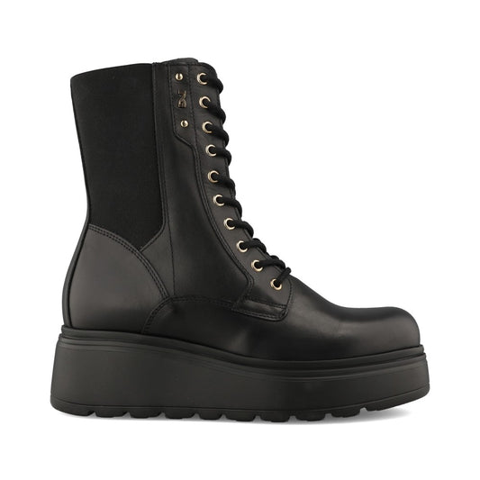 Ladies I514900d Laced Ankle Boot In Black