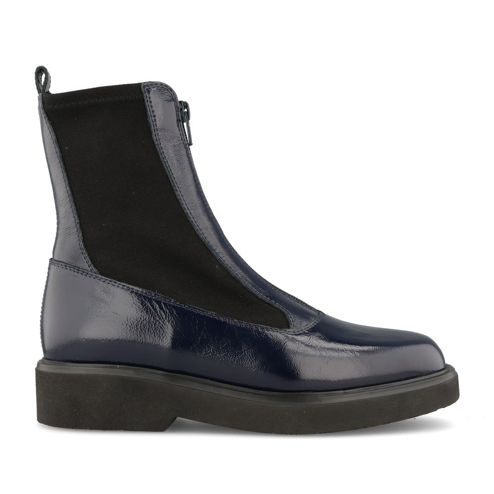 Ladies Foggia Ankle Boot In Navy