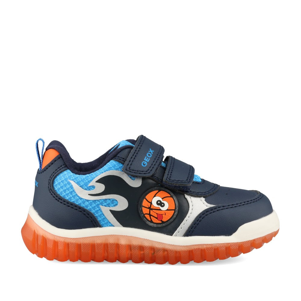 Boys B565za B Lightyloo Velcro Trainer In Navy