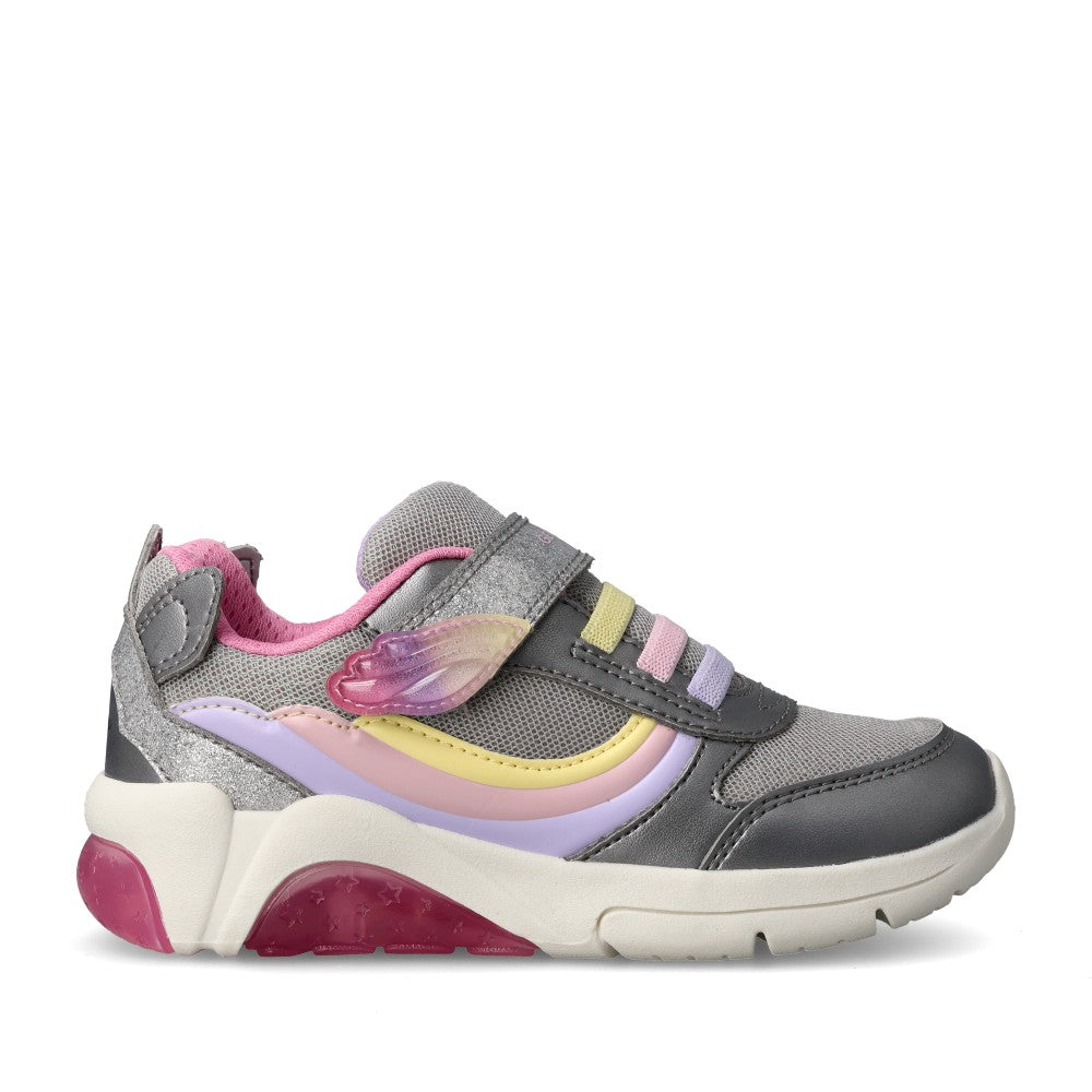 Girls J55m4a J Fadinlight Trainer In Silver