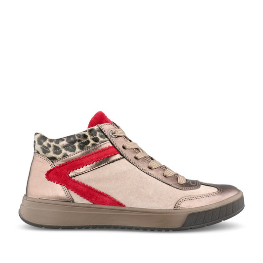 Ladies 12-50022 Rom 2 Laced Ankle Boot In Taupe