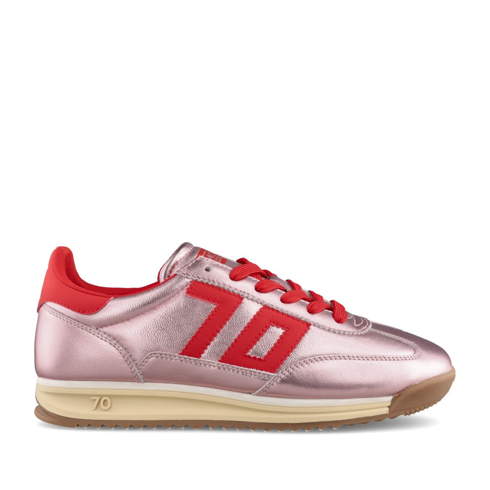 Ladies Jogger Nm41 Laced Trainer In Pink