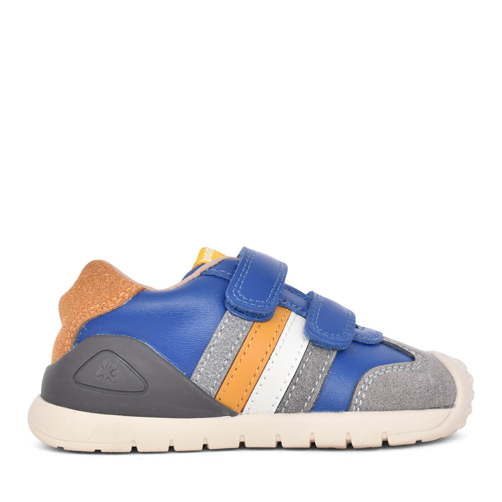 Boys 251129 Double Velcro Shoe In Blue
