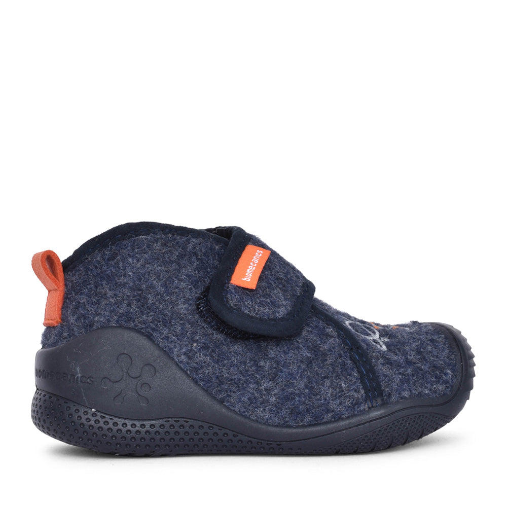 Boys 251144 Velcro Slipper In Navy
