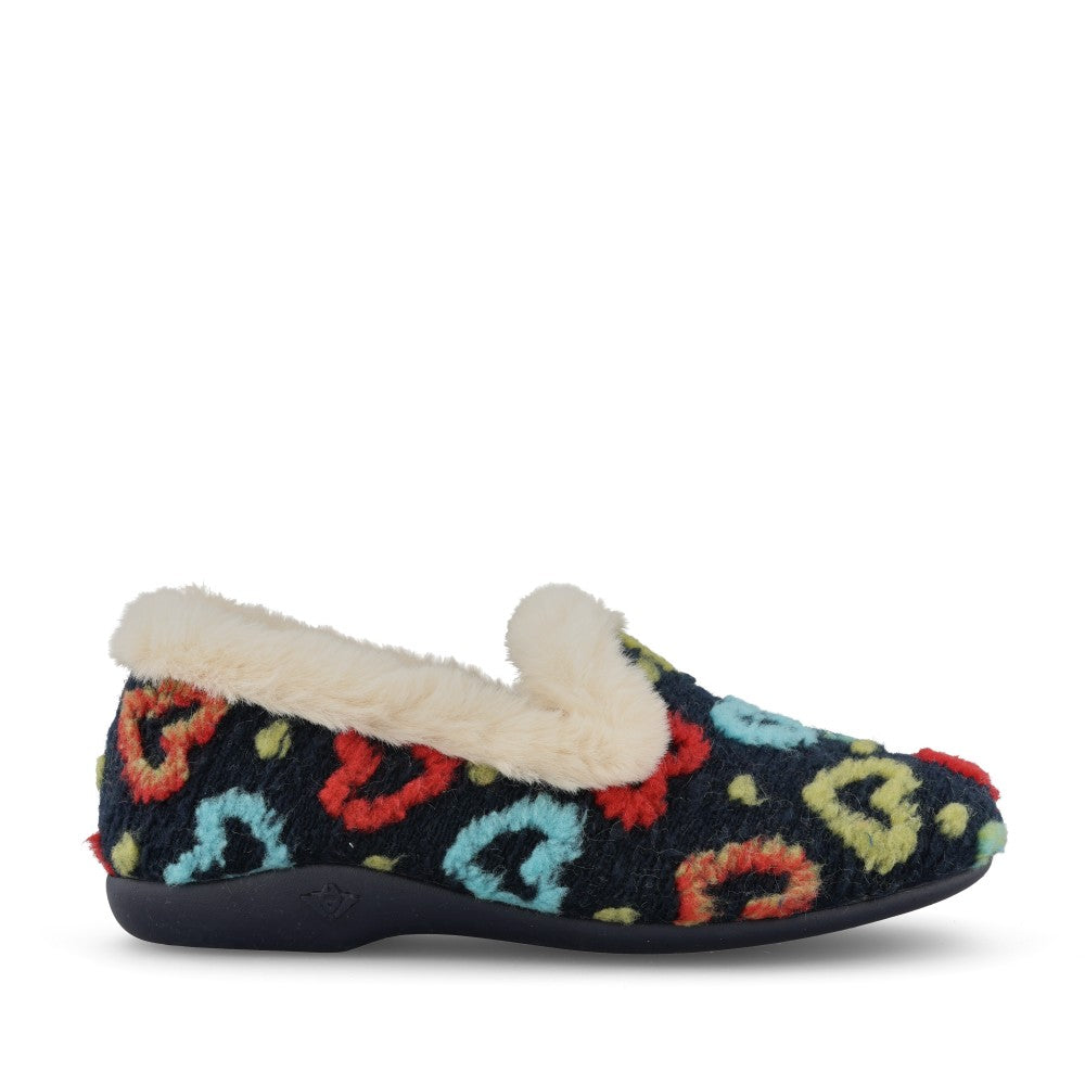 Ladies Truffle Kla230 Slipper In Navy