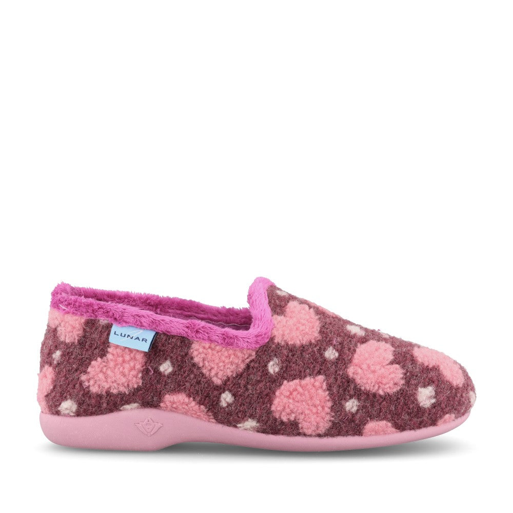 Ladies Minnie Kla254 Slipper In Burgandy