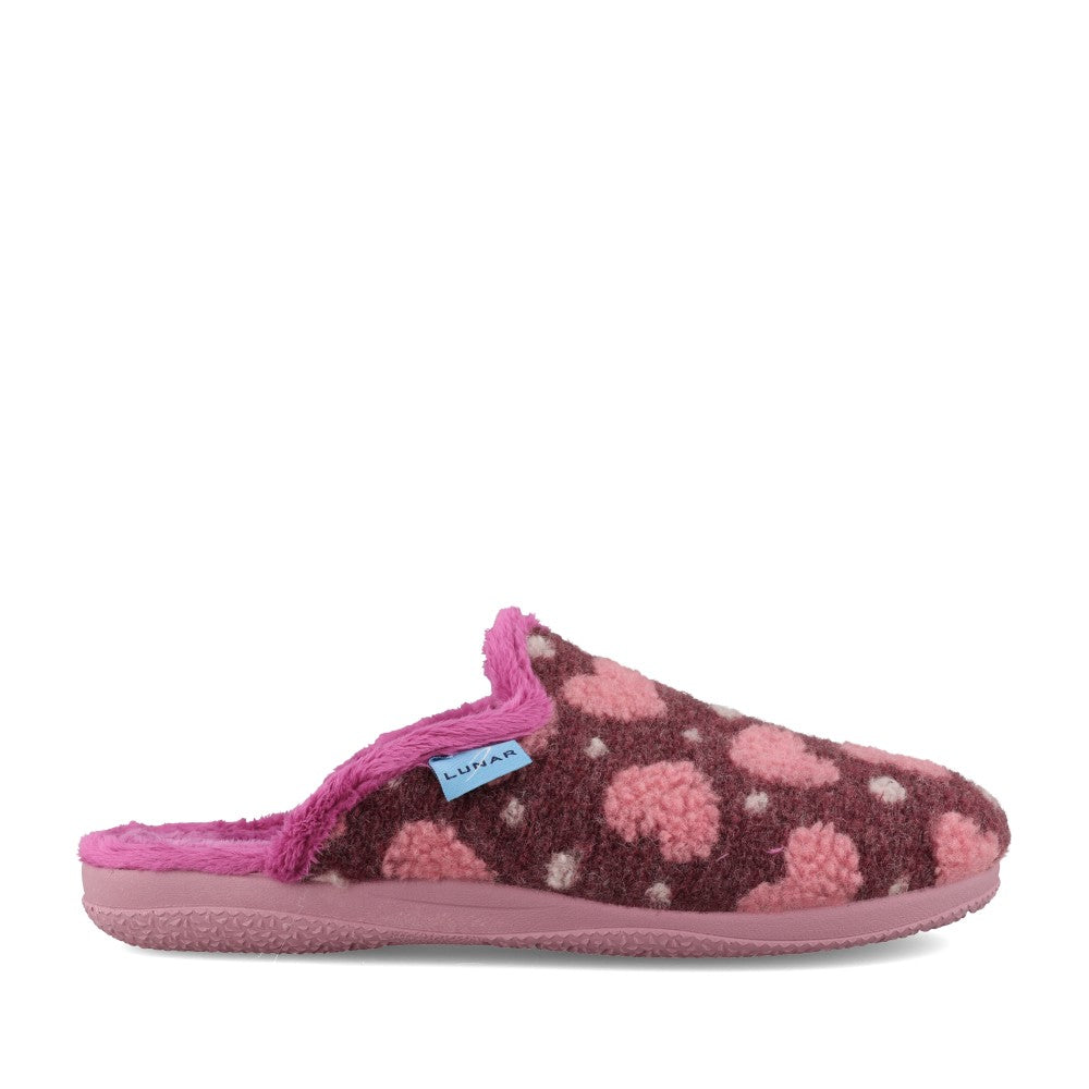Ladies Marsha Kla255 Mule Slipper In Burgandy