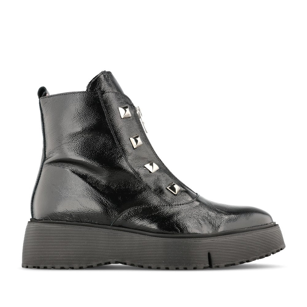 Ladies A-9301 Ankle Boot In Black