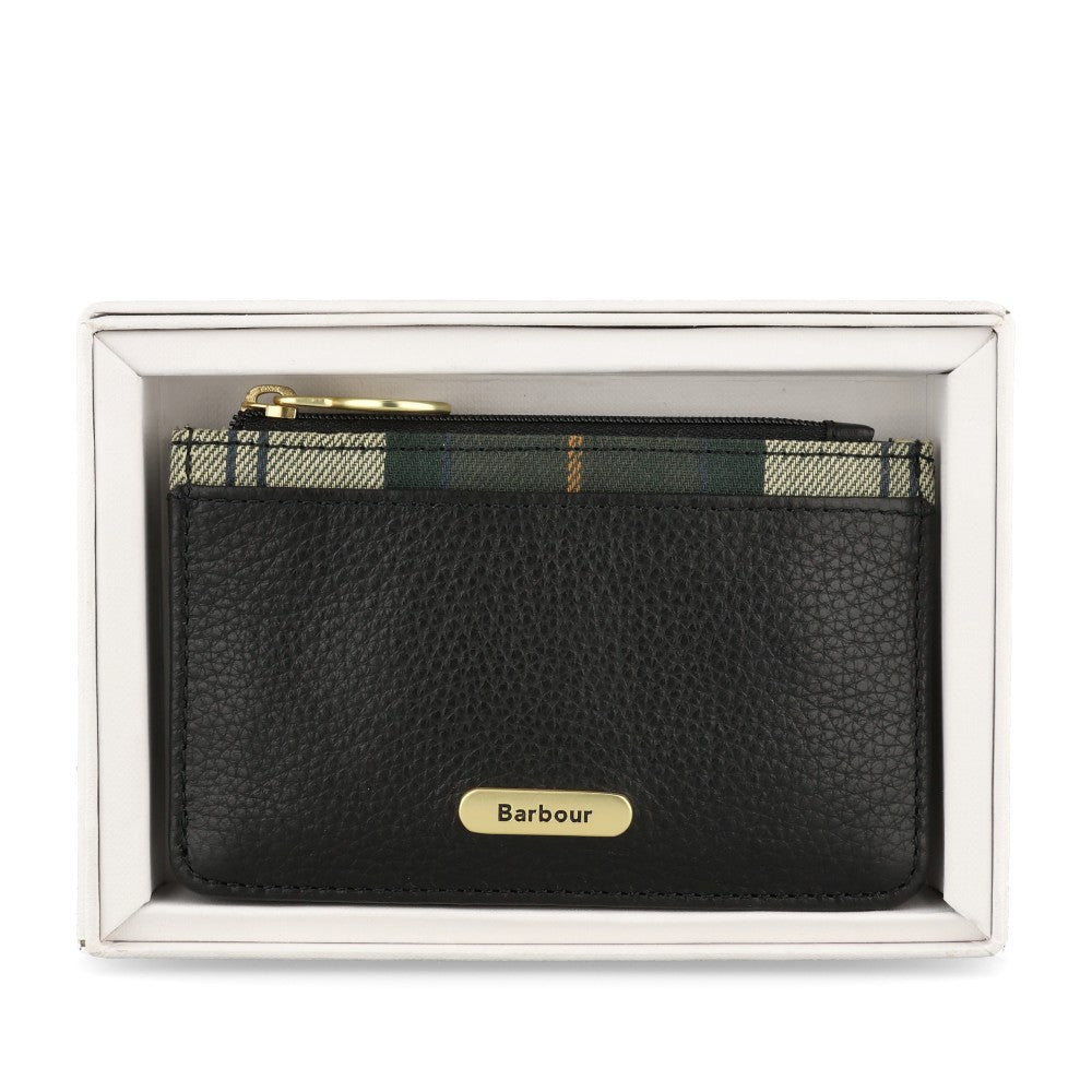 Ladies Alder Leather Card Holder In Black