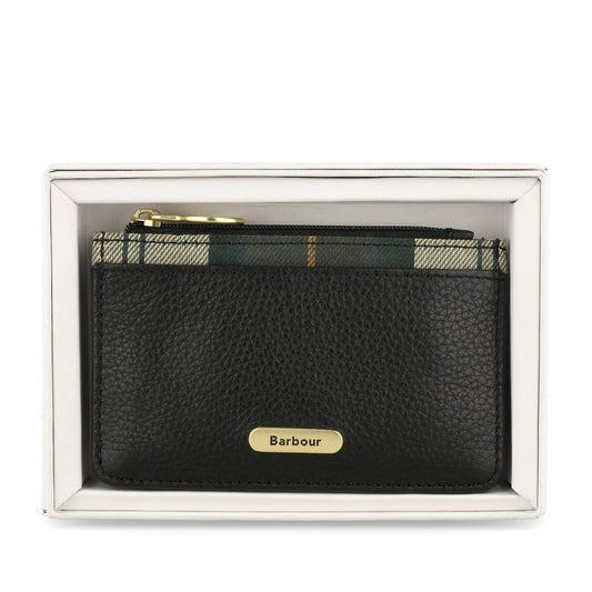Ladies Alder Leather Card Holder In Black