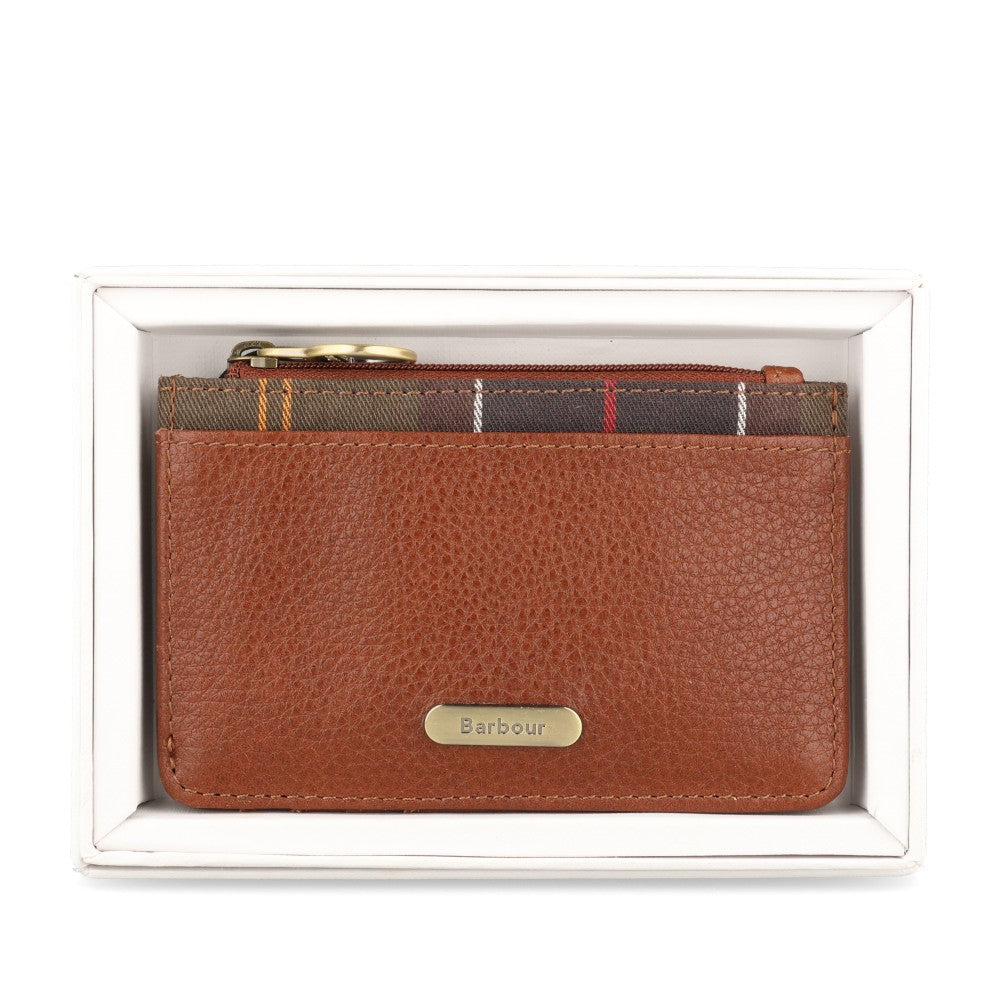 Ladies Alder Leather Card Holder In Brown