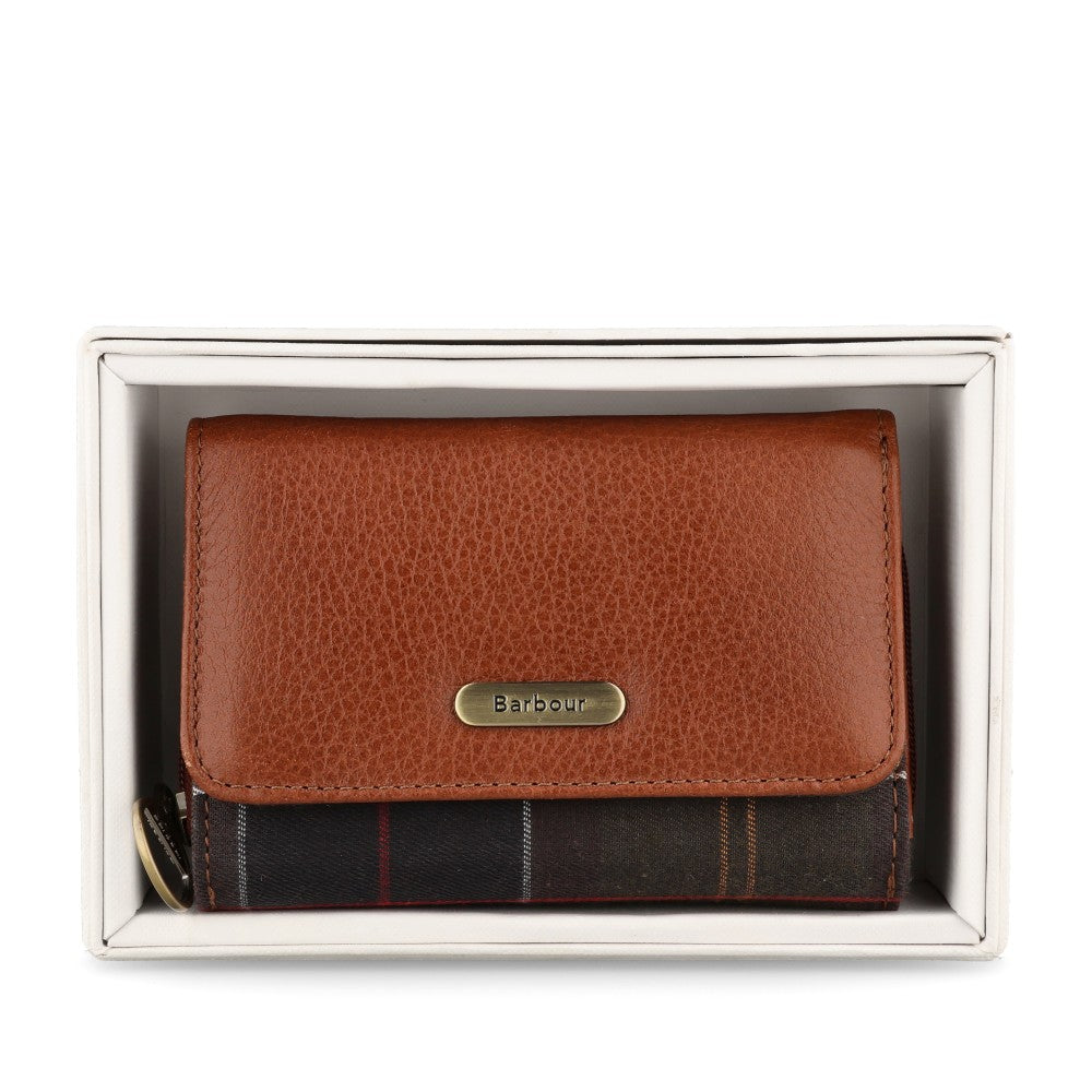 Ladies Rosa Leather French Purse In Brown