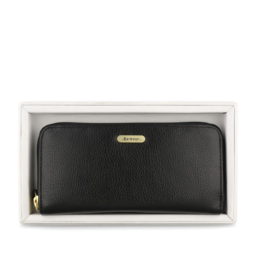 Ladies Birch Leather Matinee Purse In Black