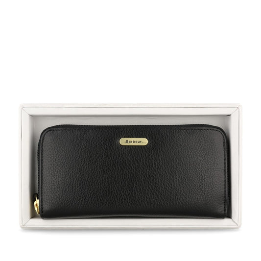 Ladies Birch Leather Matinee Purse In Black