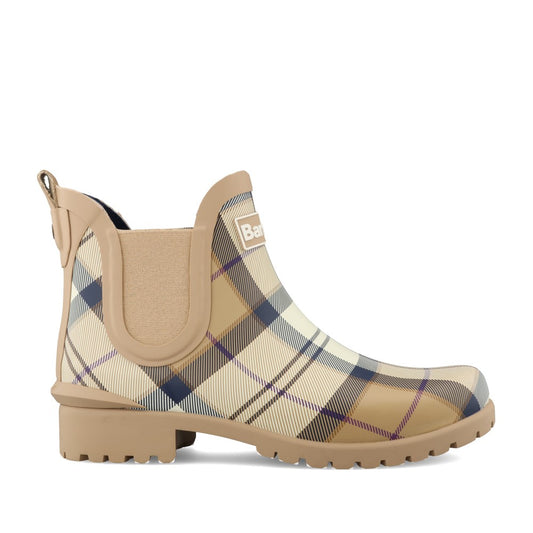Ladies Wilton Chelsea Welly Boot In Beige