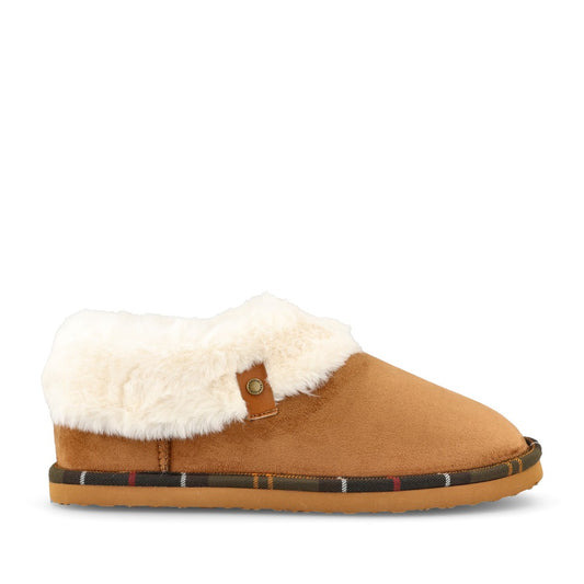 Ladies Eloise Bootie Slipper In Camel