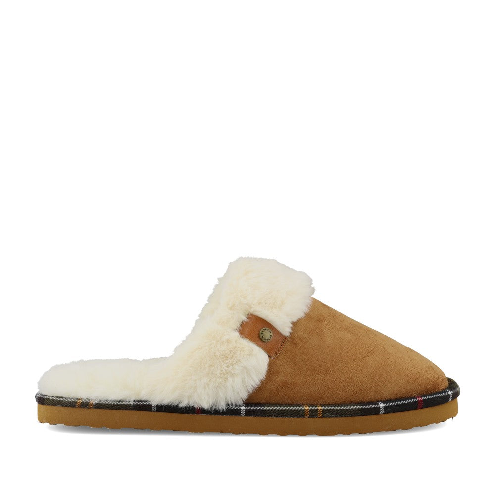 Ladies Claudia Mule Slipper In Camel