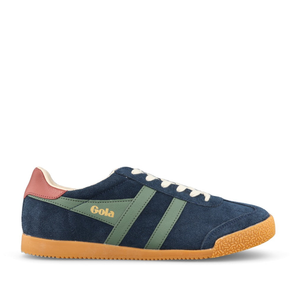 Mens Elan Cmb538 Laced Trainer In Navy