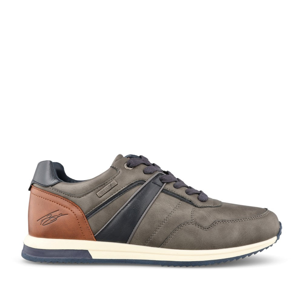 Mens Roigard Laced Trainer In Dark Grey