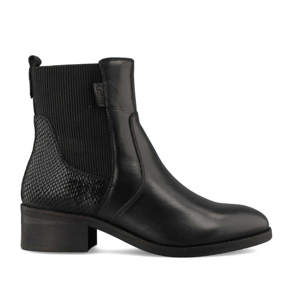 Ladies Lindley Ulb479 Ankle Boot In Black