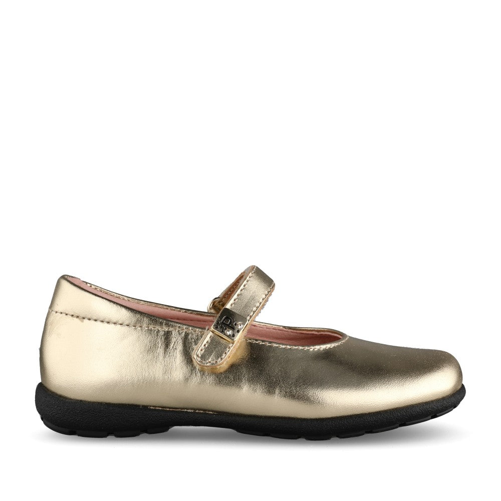 Girls 361180 Mary Jane Shoe In Gold
