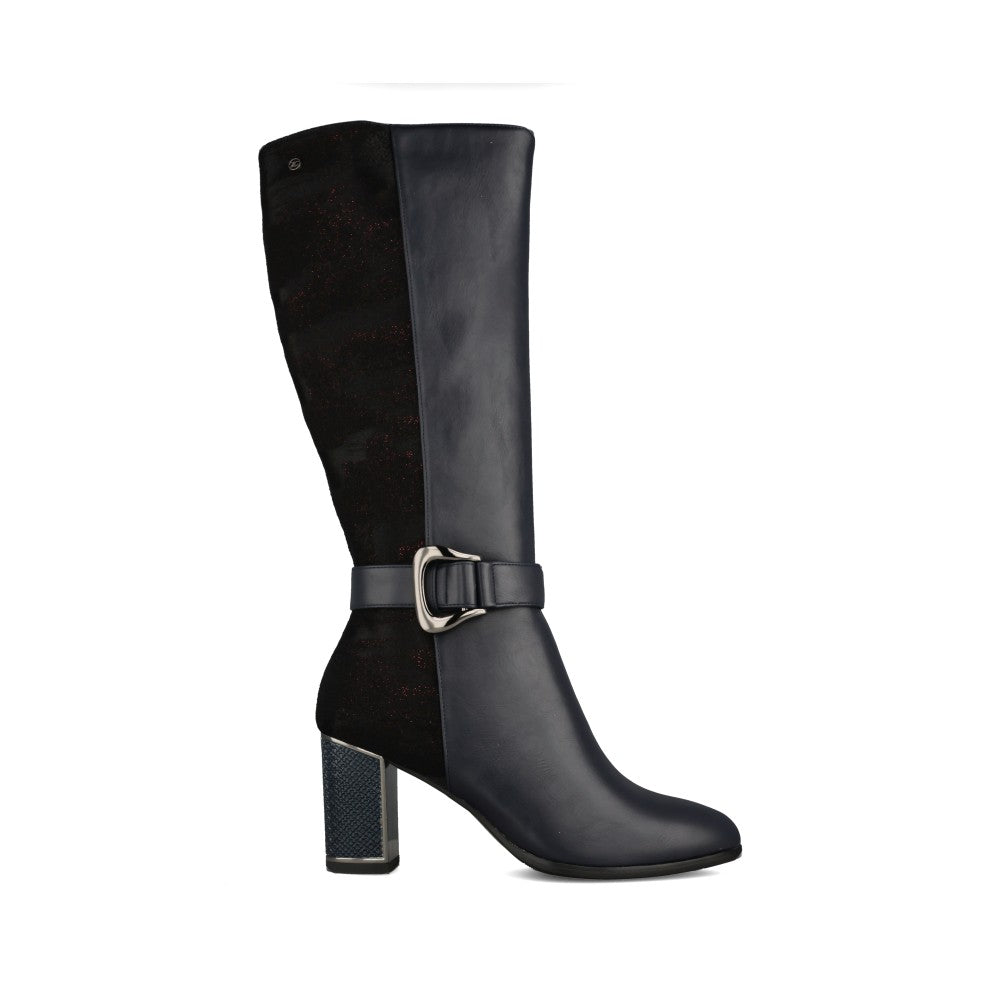 Ladies Mataram Long Leg Boot In Cobalt